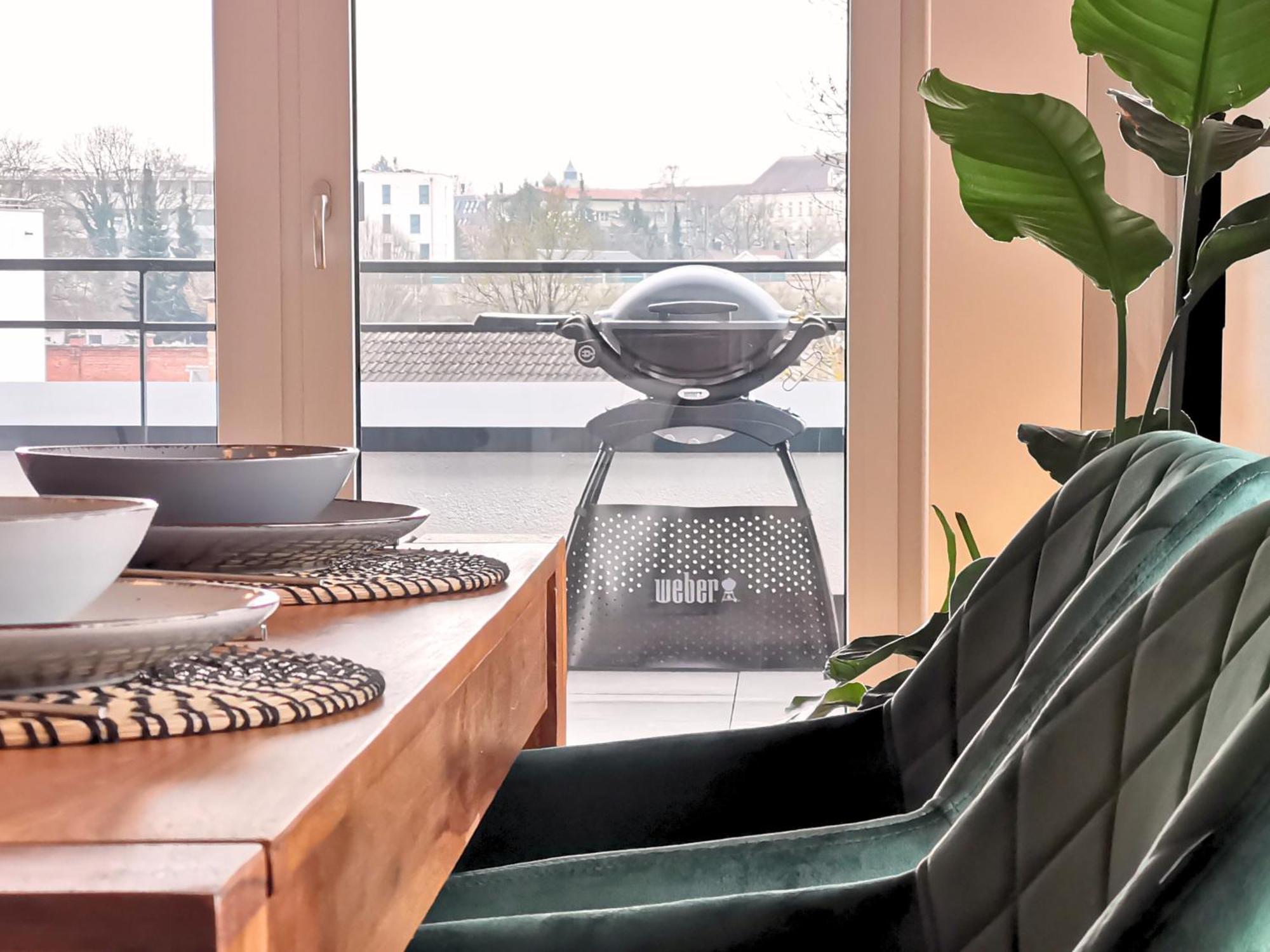 Apartamento Fynbos Penthouse Deluxe, Balkon, Parkplatz Straubing Exterior foto